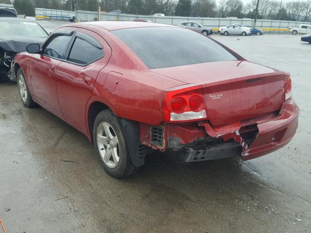 2B3CA4CD0AH177971 - 2010 DODGE CHARGER RED photo 3