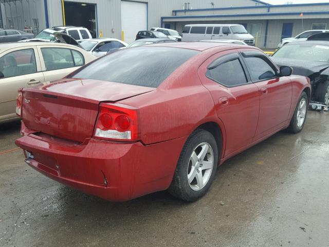 2B3CA4CD0AH177971 - 2010 DODGE CHARGER RED photo 4