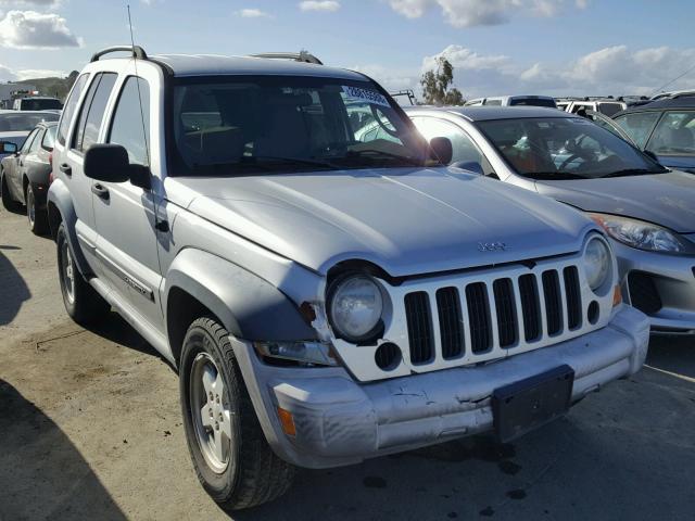 1J8GK48KX6W159306 - 2006 JEEP LIBERTY SP SILVER photo 1