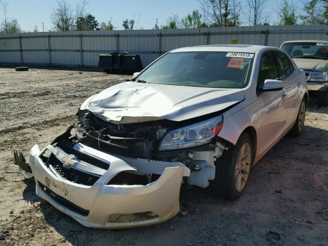 1G11F5RR1DF117101 - 2013 CHEVROLET MALIBU 2LT WHITE photo 2