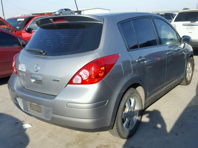 3N1BC1CP4CK294081 - 2012 NISSAN VERSA S GRAY photo 4