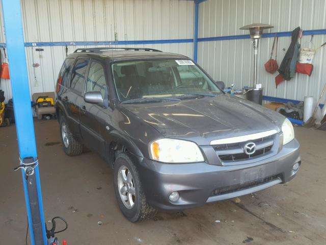 4F2CZ04155KM25294 - 2005 MAZDA TRIBUTE S GRAY photo 1