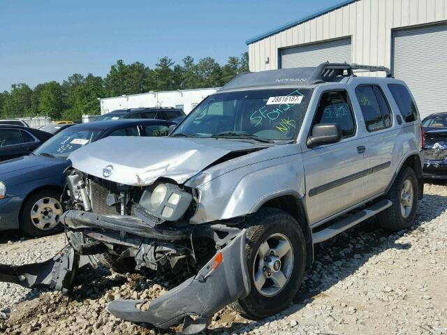 5N1ED28T34C608650 - 2004 NISSAN XTERRA XE SILVER photo 2