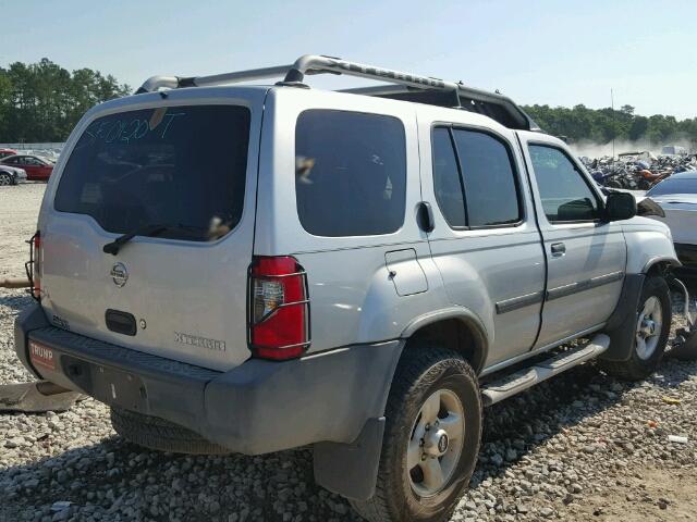 5N1ED28T34C608650 - 2004 NISSAN XTERRA XE SILVER photo 4