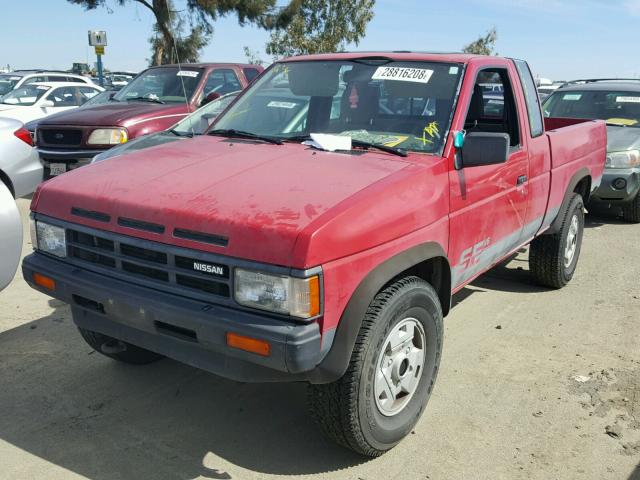 1N6HD16Y3KC381142 - 1989 NISSAN D21 KING C RED photo 2