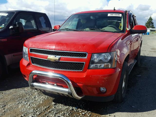 3GNEC22J69G100733 - 2009 CHEVROLET AVALANCHE RED photo 2