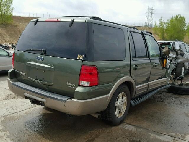 1FMFU18L13LB42438 - 2003 FORD EXPEDITION GREEN photo 4