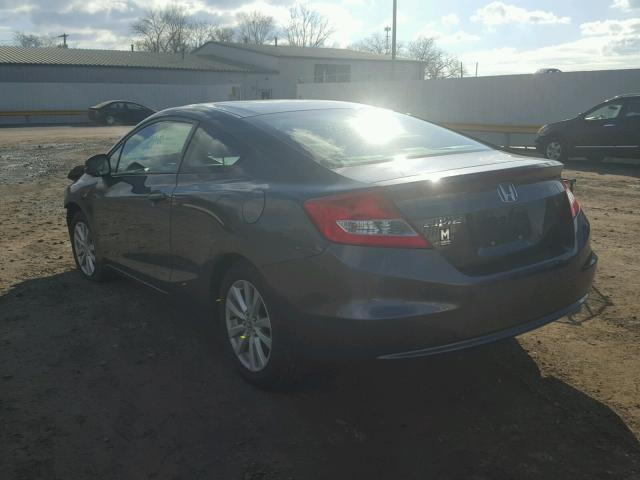2HGFG3B8XCH503482 - 2012 HONDA CIVIC EX ვერცხლისფერი ფოტო 3