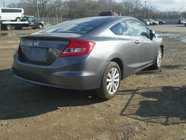 2HGFG3B8XCH503482 - 2012 HONDA CIVIC EX ვერცხლისფერი ფოტო 4
