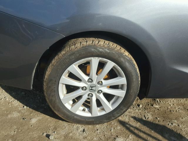 2HGFG3B8XCH503482 - 2012 HONDA CIVIC EX ვერცხლისფერი ფოტო 9