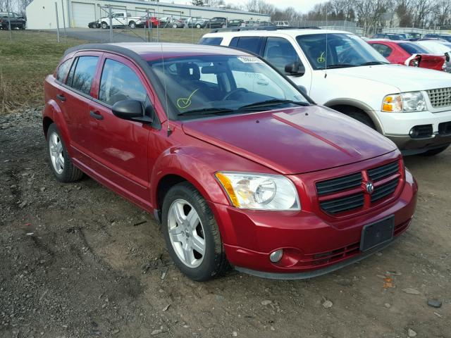 1B3HB48B08D580964 - 2008 DODGE CALIBER SX RED photo 1