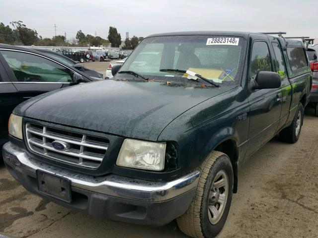 1FTYR14D12PA31408 - 2002 FORD RANGER SUP GREEN photo 2