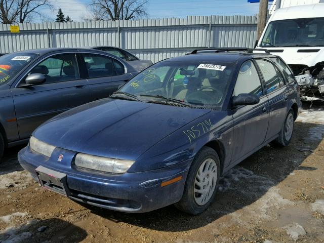 1G8ZK8279XZ349670 - 1999 SATURN SW2 BLUE photo 2