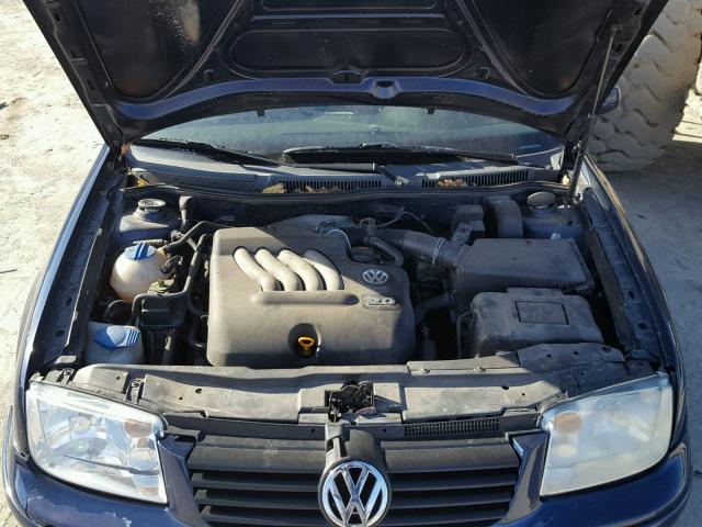 3VWRK69MX4M138445 - 2004 VOLKSWAGEN JETTA GL BLUE photo 7