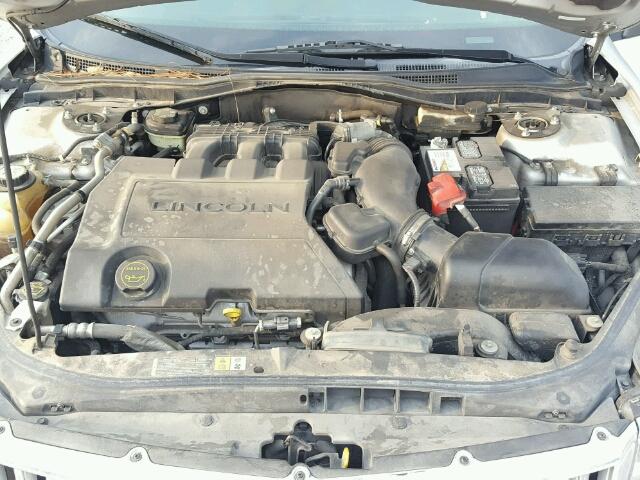 3LNHM26TX7R630165 - 2007 LINCOLN MKZ SILVER photo 7