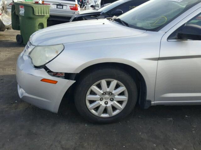 1C3LC46K77N609480 - 2007 CHRYSLER SEBRING SILVER photo 9