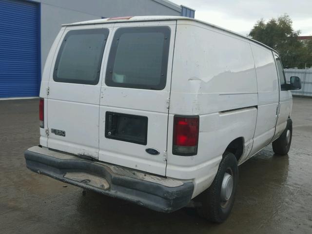 1FTSE34L73HB99537 - 2003 FORD ECONOLINE WHITE photo 4