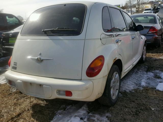 3C4FY58B65T622053 - 2005 CHRYSLER PT CRUISER WHITE photo 4