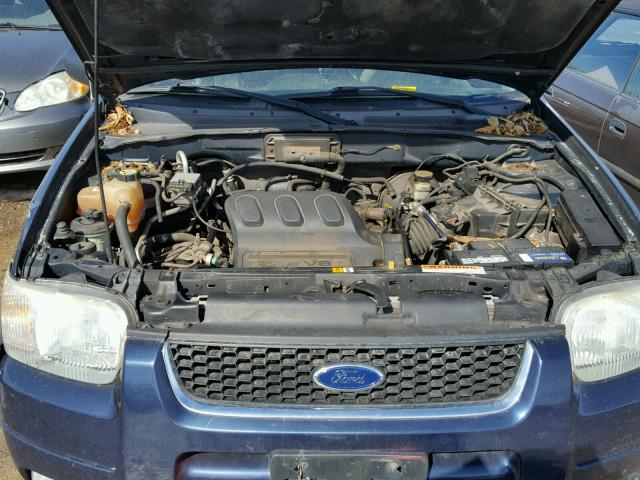 1FMCU94104KB64220 - 2004 FORD ESCAPE LIM BLUE photo 7