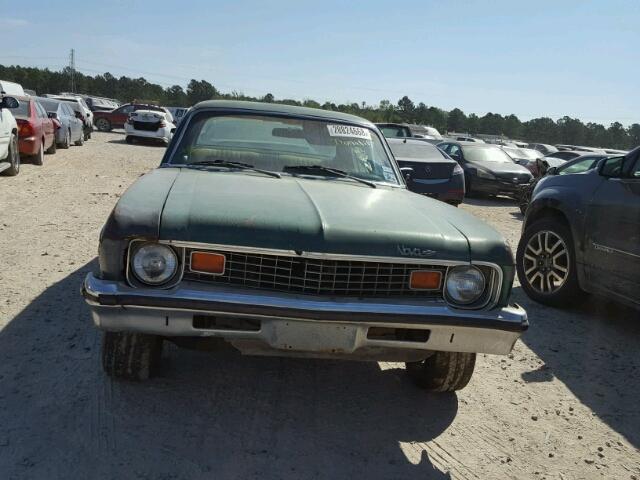 1Y69H3L217362 - 1973 CHEVROLET NOVA GREEN photo 10