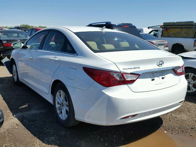 5NPEB4ACXBH174051 - 2011 HYUNDAI SONATA GLS WHITE photo 3