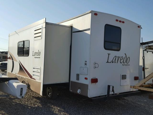 4YDT26R297L600522 - 2007 KEYSTONE LAREDO WHITE photo 3