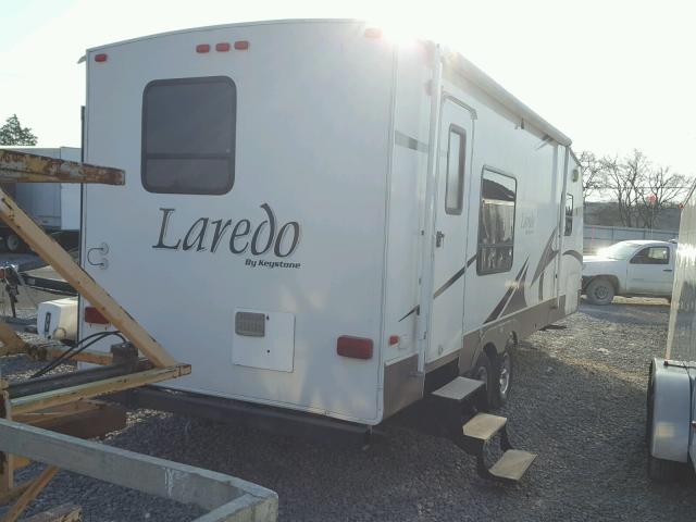 4YDT26R297L600522 - 2007 KEYSTONE LAREDO WHITE photo 4