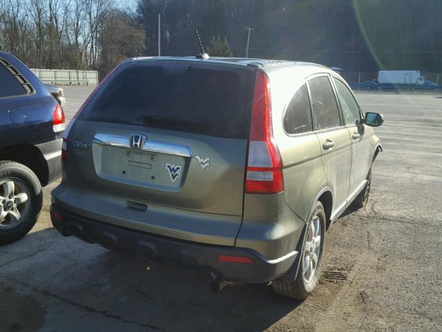 5J6RE48759L012975 - 2009 HONDA CR-V EXL GREEN photo 4