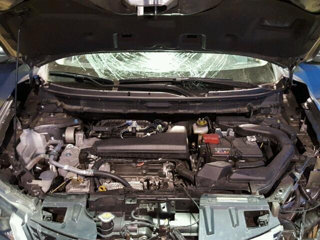 KNMAT2MV5HP584282 - 2017 NISSAN ROGUE S GRAY photo 7