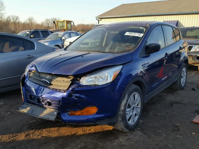 1FMCU0F7XGUB23051 - 2016 FORD ESCAPE S BLUE photo 2