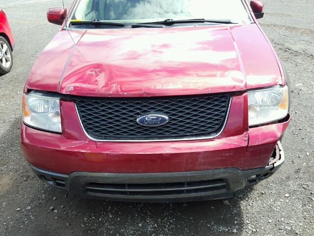 1FMDK05156GA33536 - 2006 FORD FREESTYLE RED photo 9