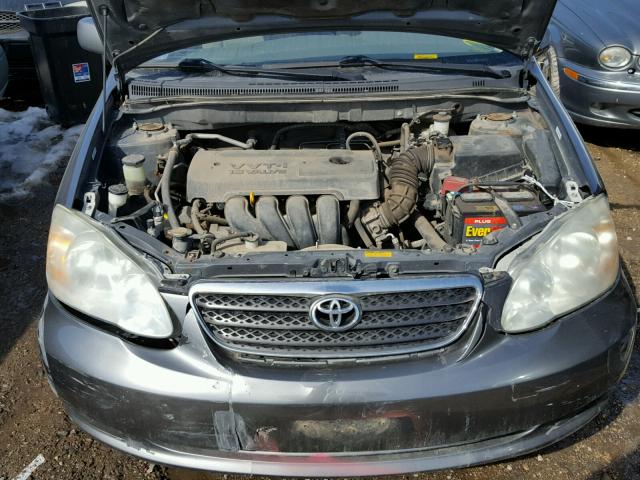 1NXBR32E86Z671213 - 2006 TOYOTA COROLLA CE GRAY photo 7