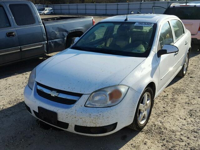 1G1AZ54F057596157 - 2005 CHEVROLET COBALT LT WHITE photo 2