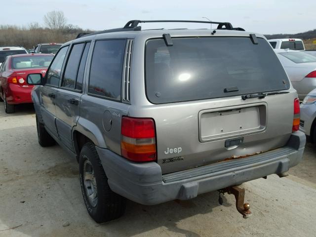 1J4GZ58S8WC333099 - 1998 JEEP GRAND CHER GRAY photo 3