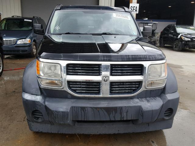 1D8GU28K27W527759 - 2007 DODGE NITRO SXT BLACK photo 10