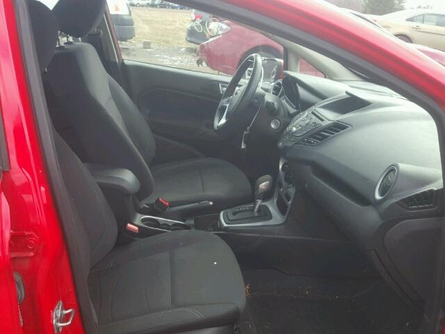 3FADP4BJ6FM220104 - 2015 FORD FIESTA SE RED photo 5