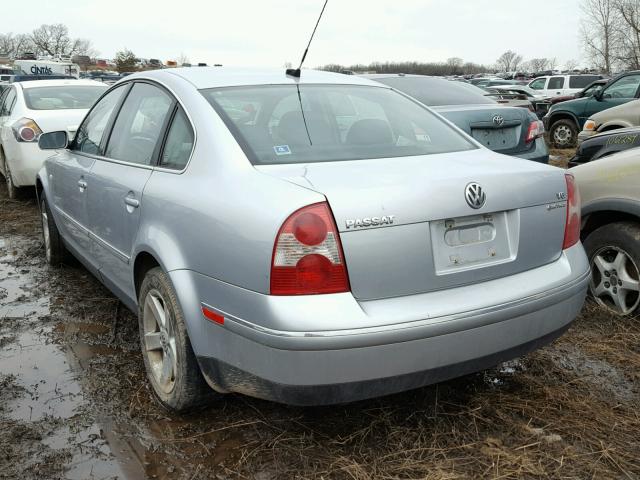 WVWTH63B04P147938 - 2004 VOLKSWAGEN PASSAT GLX SILVER photo 3