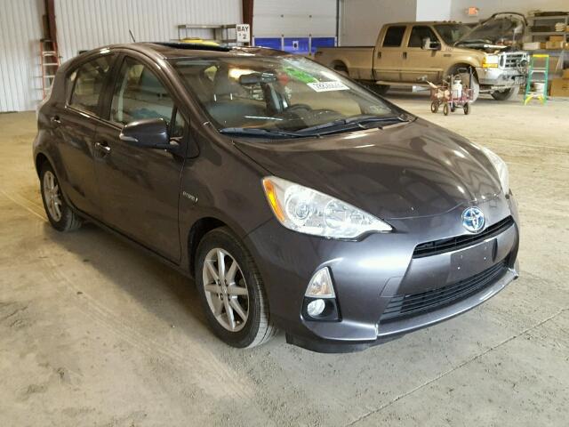 JTDKDTB31C1019144 - 2012 TOYOTA PRIUS C GRAY photo 1