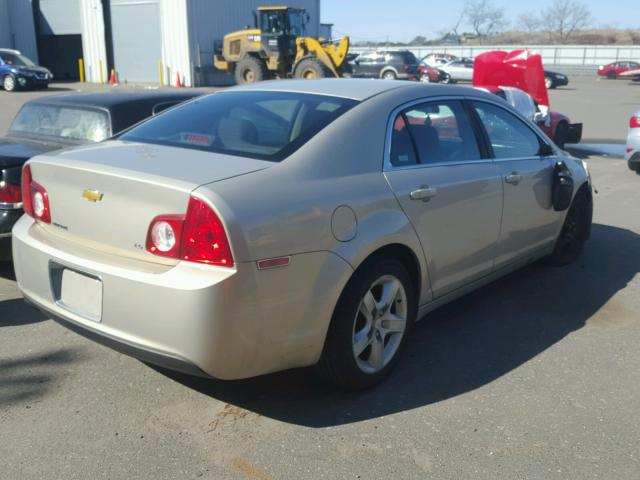 1G1ZG57B89F140498 - 2009 CHEVROLET MALIBU LS ოქროსფერი ფოტო 4