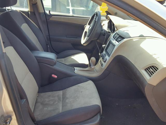 1G1ZG57B89F140498 - 2009 CHEVROLET MALIBU LS ოქროსფერი ფოტო 5