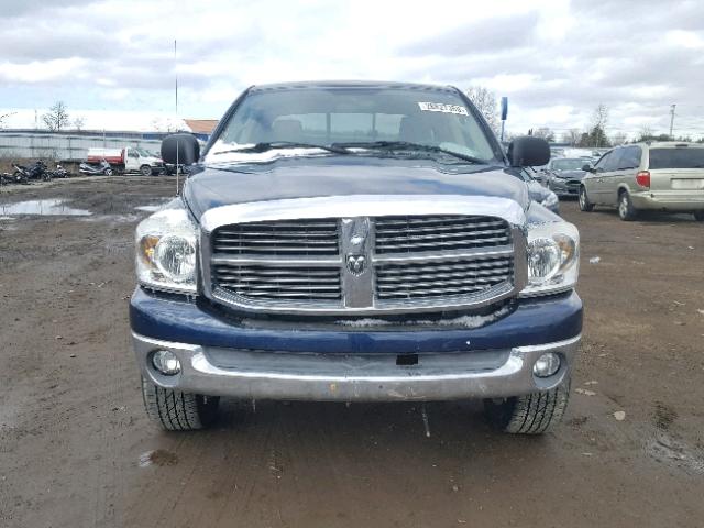 1D7HU18237J501042 - 2007 DODGE RAM 1500 S BLUE photo 9