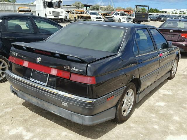 ZAREA33E0N6258380 - 1992 ALFA ROMEO 164 SPORT BLACK photo 4