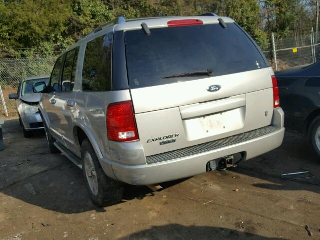 1FMZU75W63ZA47224 - 2003 FORD EXPLORER L SILVER photo 3