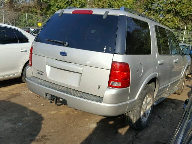 1FMZU75W63ZA47224 - 2003 FORD EXPLORER L SILVER photo 4