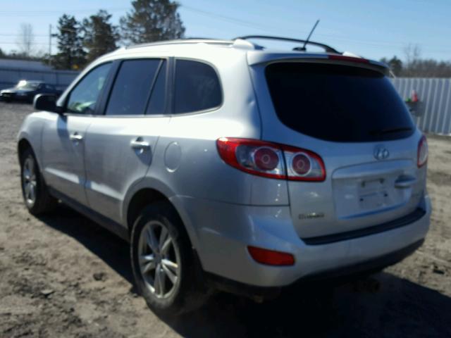 5XYZHDAGXBG006274 - 2011 HYUNDAI SANTA FE S SILVER photo 3