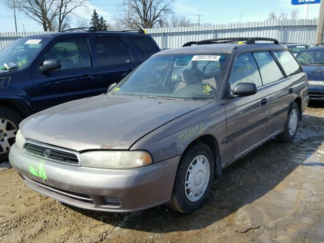 4S3BK6357S7316034 - 1995 SUBARU LEGACY L/O BROWN photo 2