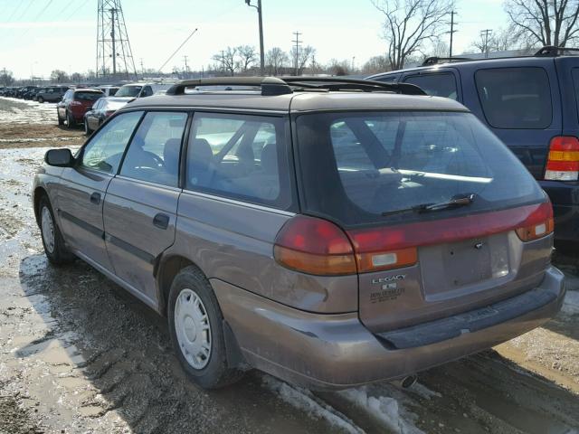 4S3BK6357S7316034 - 1995 SUBARU LEGACY L/O BROWN photo 3