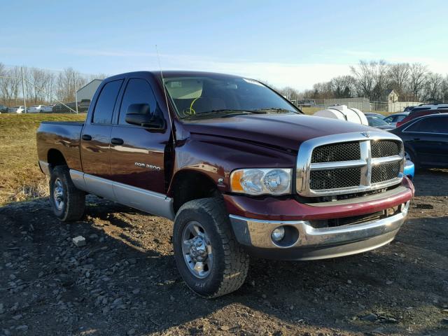 3D7KU28643G765249 - 2003 DODGE RAM 2500 S BURGUNDY photo 1