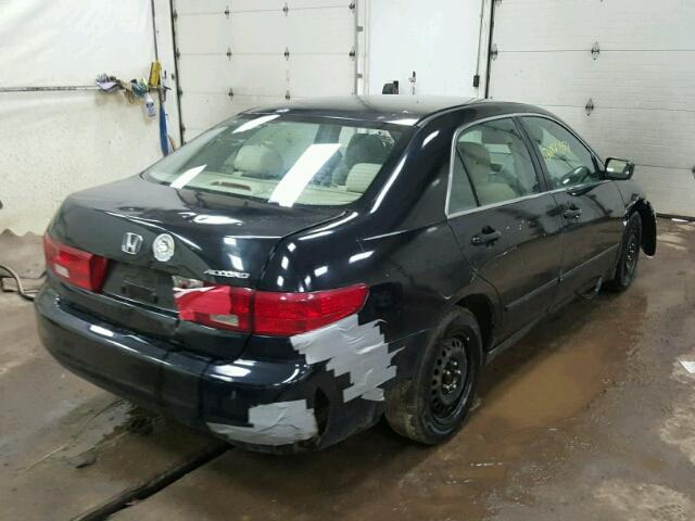 1HGCM56425A168637 - 2005 HONDA ACCORD LX BLACK photo 4