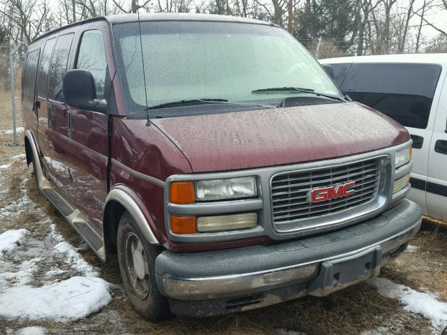 1GDFG15R811230735 - 2001 GMC SAVANA RV MAROON photo 1